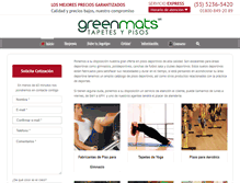 Tablet Screenshot of pisosdeportivos.com.mx